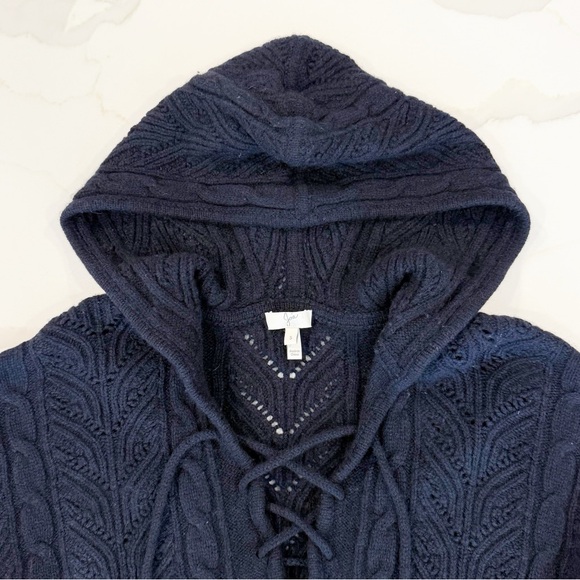 Joie Cashmere Wool Hooded Maira Sweater S - Picture 9 of 11